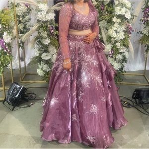 Indo western lehenga